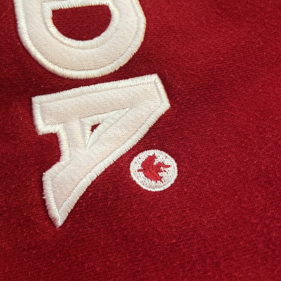 Hudson Bay Canada Olympic official maple leave zip hoodie - Picture 3 of 6